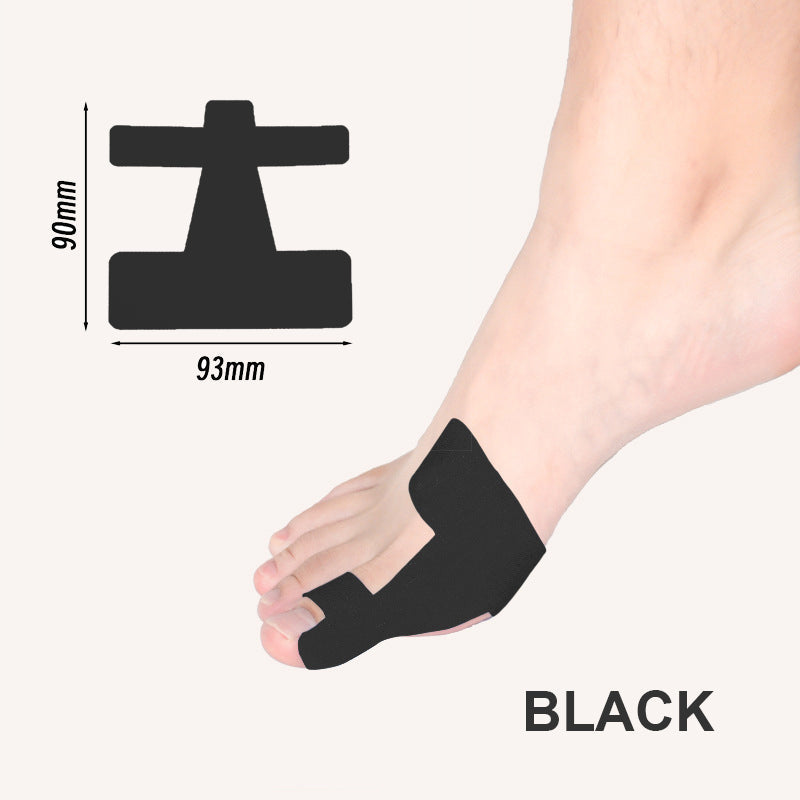 Pre-cut kinesiology tape for bunion correction