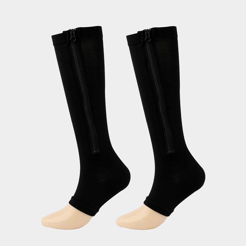 🏃‍♂️ Meias esportivas com zíper – Conforto, suporte e facilidade para calçar e descalçar