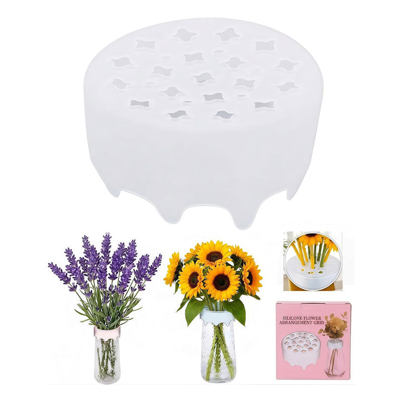 Suporte de silicone para buquê de flores