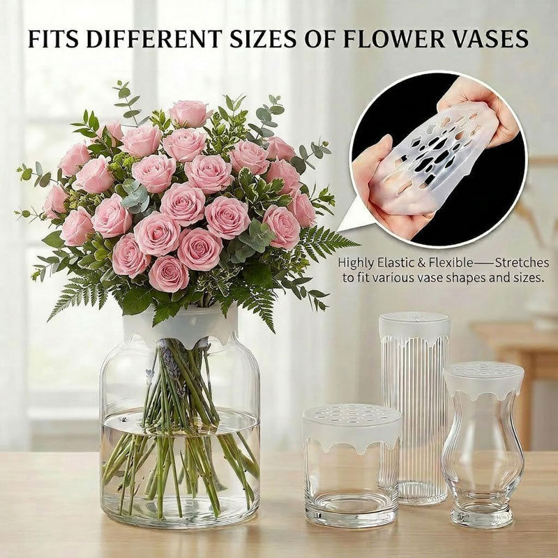 Suporte de silicone para buquê de flores