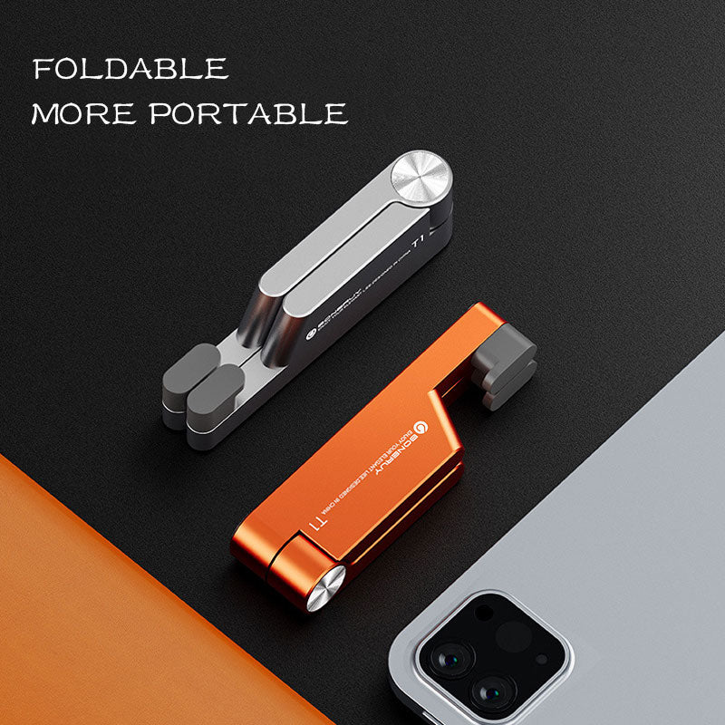 Portable V-shaped mobile phone stand