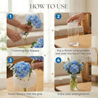 Suporte de silicone para buquê de flores