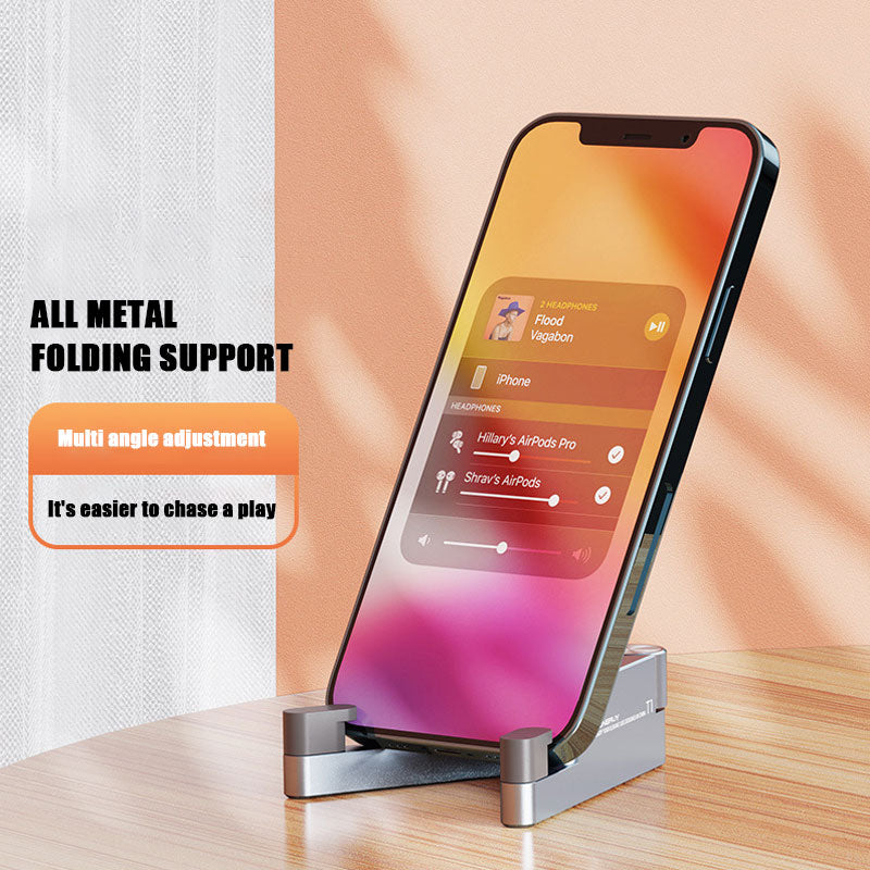 Portable V-shaped mobile phone stand